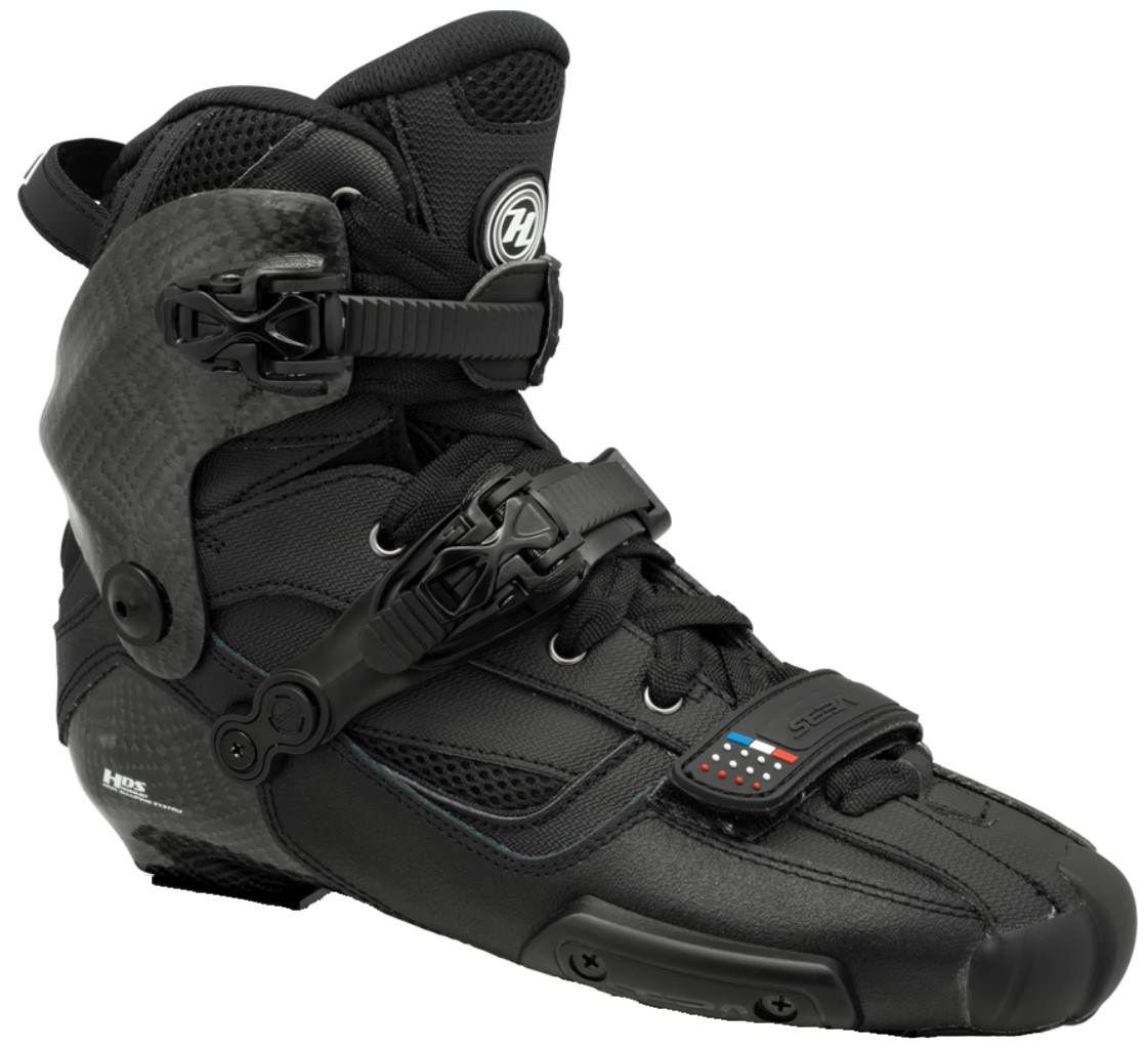 inline skate slalom boot only Seba High Light Carbon Pro with a carbon shell and a carbon cuff